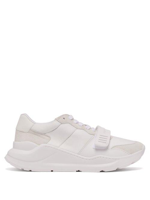 Matchesfashion.com Burberry - Regis Low Top Trainers - Womens - White