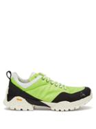 Matchesfashion.com Roa - Oblique Rippy Mesh Trimmed Ripstop Trainers - Mens - Green Multi