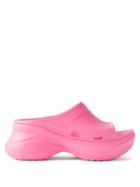 Balenciaga - X Crocs Rubber Clogs - Womens - Pink