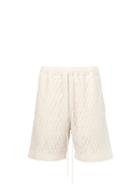 Amiri - X Playboy Embroidered Mesh Shorts - Mens - White