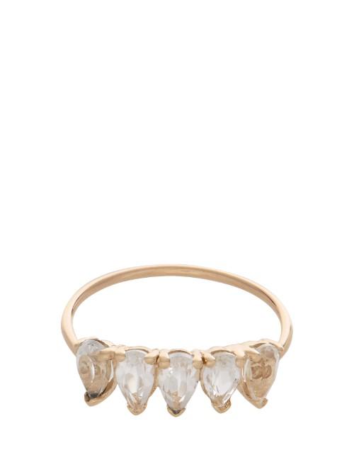 Loren Stewart Topaz & Yellow-gold Ring