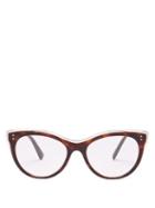 Matchesfashion.com Valentino - Cat Eye Acetate Glasses - Womens - Tortoiseshell