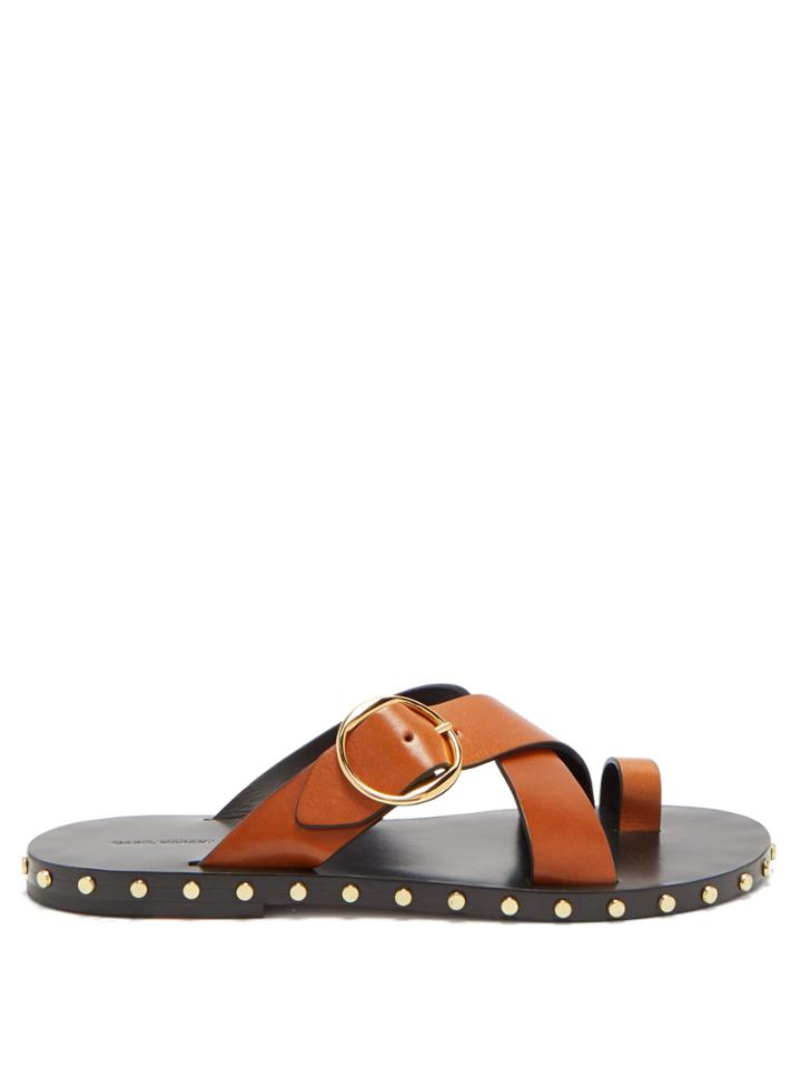 Isabel Marant Jonya Stud-embellished Leather Sandals