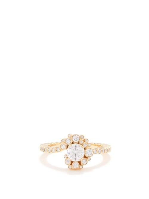 Sophie Bille Brahe - Celestine Splash Diamond & 18kt Gold Ring - Womens - Diamond
