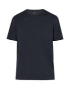 Matchesfashion.com Joseph - Mercerized Cotton T Shirt - Mens - Navy