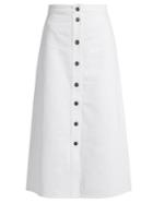 M.i.h Jeans Bell A-line Denim Midi Skirt