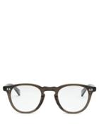 Matchesfashion.com Garrett Leight - Hampton Round Acetate Glasses - Mens - Black