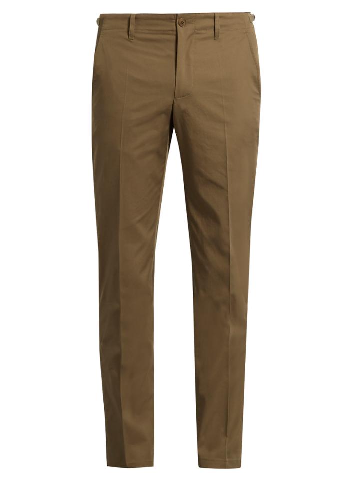 Maison Margiela Slim-leg Cotton Chino Trousers