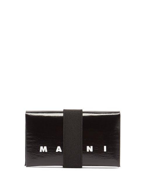 Mens Accessories Marni - Tribeca Logo-print Pvc Wallet - Mens - Black