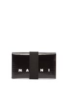 Mens Accessories Marni - Tribeca Logo-print Pvc Wallet - Mens - Black