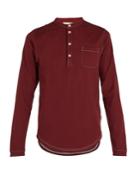 Oliver Spencer Swanfield Cotton-jersey Henley T-shirt