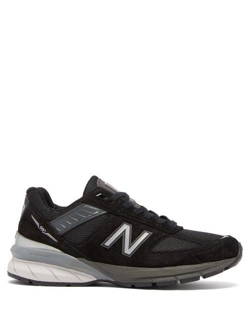 Matchesfashion.com New Balance - 990 Suede And Mesh Trainers - Womens - Black White