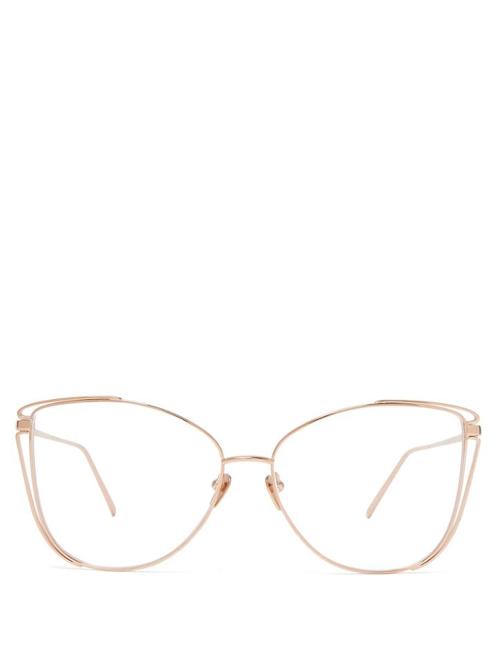 Linda Farrow 809 C10 Cat-eye Glasses