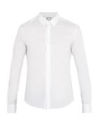 Wooyoungmi Point-collar Single-cuff Cotton-blend Shirt