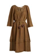 Three Graces London Ilara Linen-blend Dress