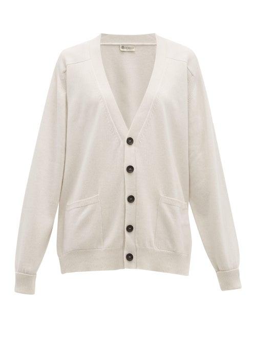 Matchesfashion.com Connolly - Patch Pocket Cashmere Cardigan - Womens - Cream