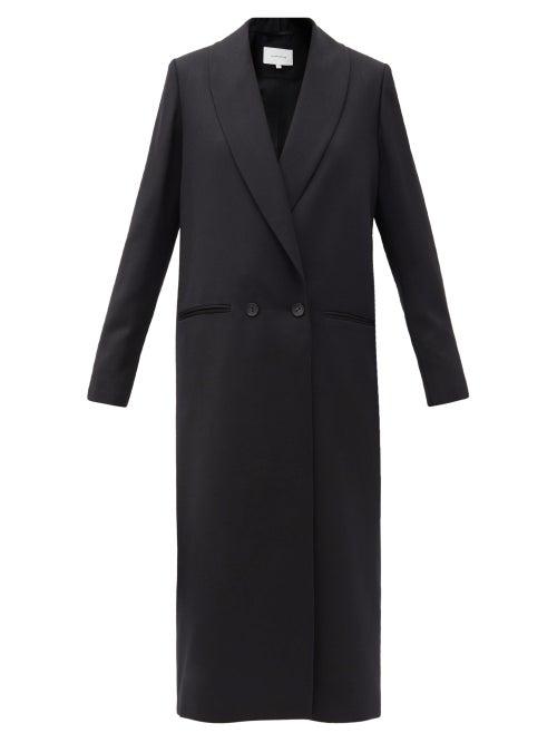 Matchesfashion.com La Collection - Adeline Double-breasted Wool Coat - Womens - Black