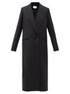 Matchesfashion.com La Collection - Adeline Double-breasted Wool Coat - Womens - Black