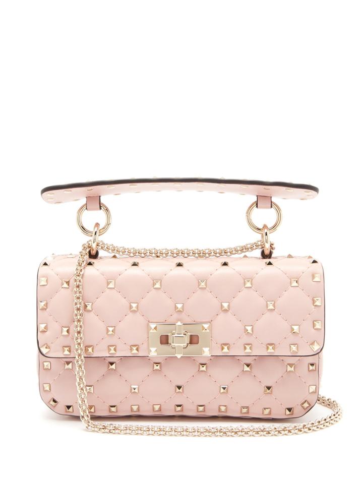 Valentino Rockstud Spike Quilted-leather Bag
