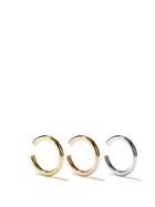 Ladies Fine Jewellery Yvonne Lon - Set Of Three Trinity 9kt Gold Ear Cuffs - Womens - Gold Multi