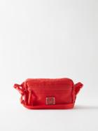 Acne Studios - Akila Face-patch Ripstop Cross-body Bag - Mens - Red