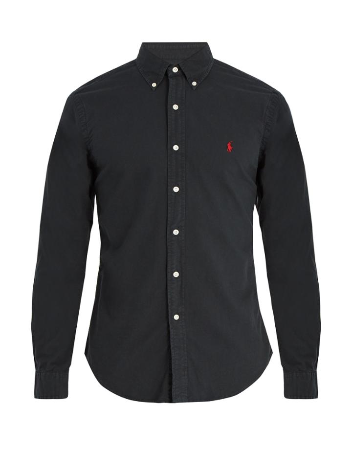 Polo Ralph Lauren Logo-embroidered Oxford-cotton Shirt