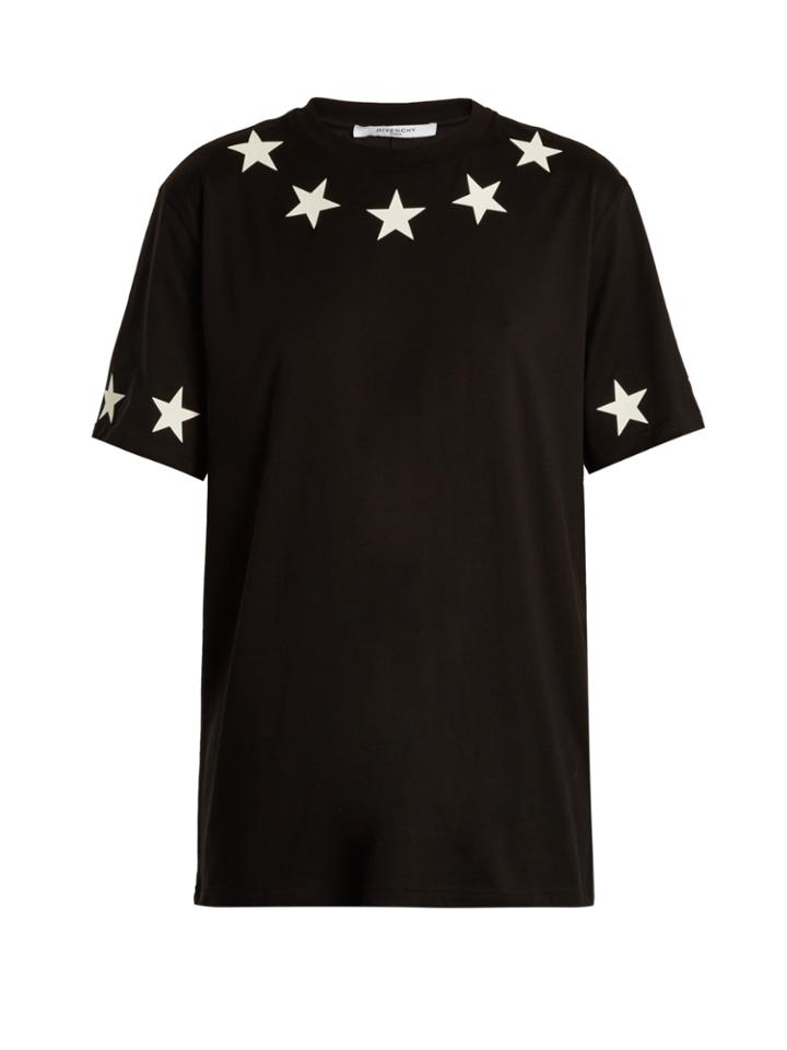 Givenchy Star-appliqu Cotton T-shirt