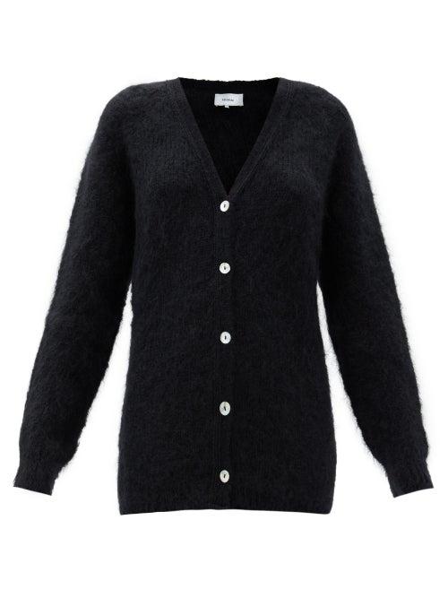 Matchesfashion.com Erdem - Marcilly Mohair-blend Cardigan - Womens - Black