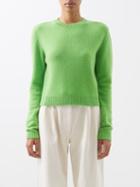 The Elder Statesman - Cashmere Sweater - Womens - Green