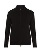 Derek Rose Finley Funnel-neck Zip-up Cashmere Sweater