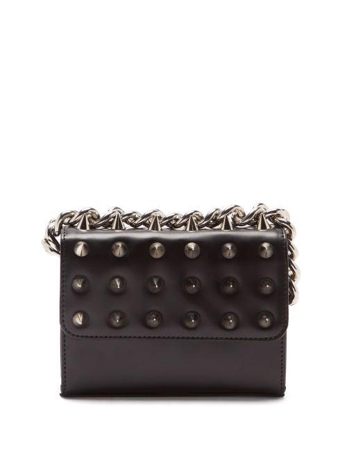 Junya Watanabe - Spiked Leather Bag - Womens - Black Multi