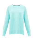 Matchesfashion.com Allude - Draped Cashmere Sweater - Womens - Light Blue