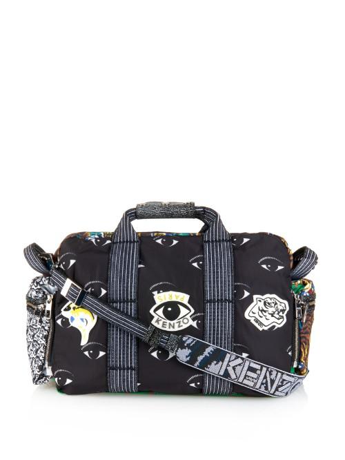 Kenzo Tiger And Eye-print Nylon Holdall
