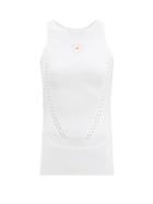 Matchesfashion.com Adidas By Stella Mccartney - Truepurpose Jersey Tank Top - Womens - White