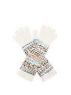 Missoni Logo Knitted Wool-blend Gloves