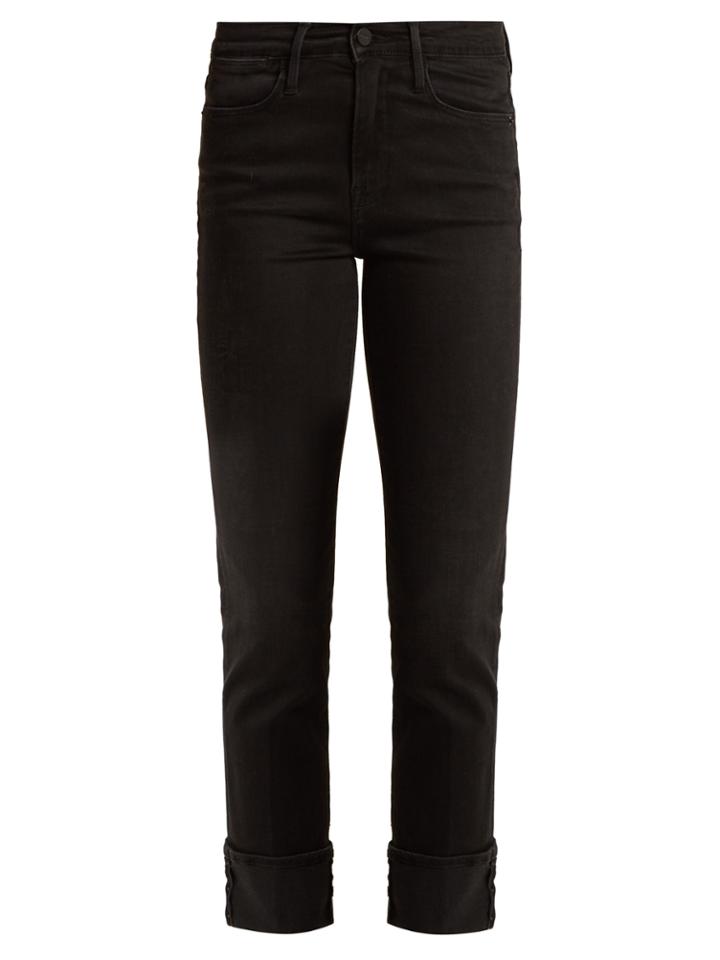 Frame Le High Straight-leg Stretch-denim Jeans