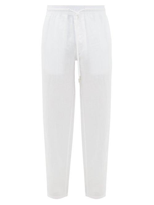 Matchesfashion.com Vilebrequin - Relaxed Linen Trousers - Mens - White