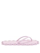 Ladies Shoes Carlotha Ray - Laser-cut Scented-rubber Flip Flops - Womens - Pink