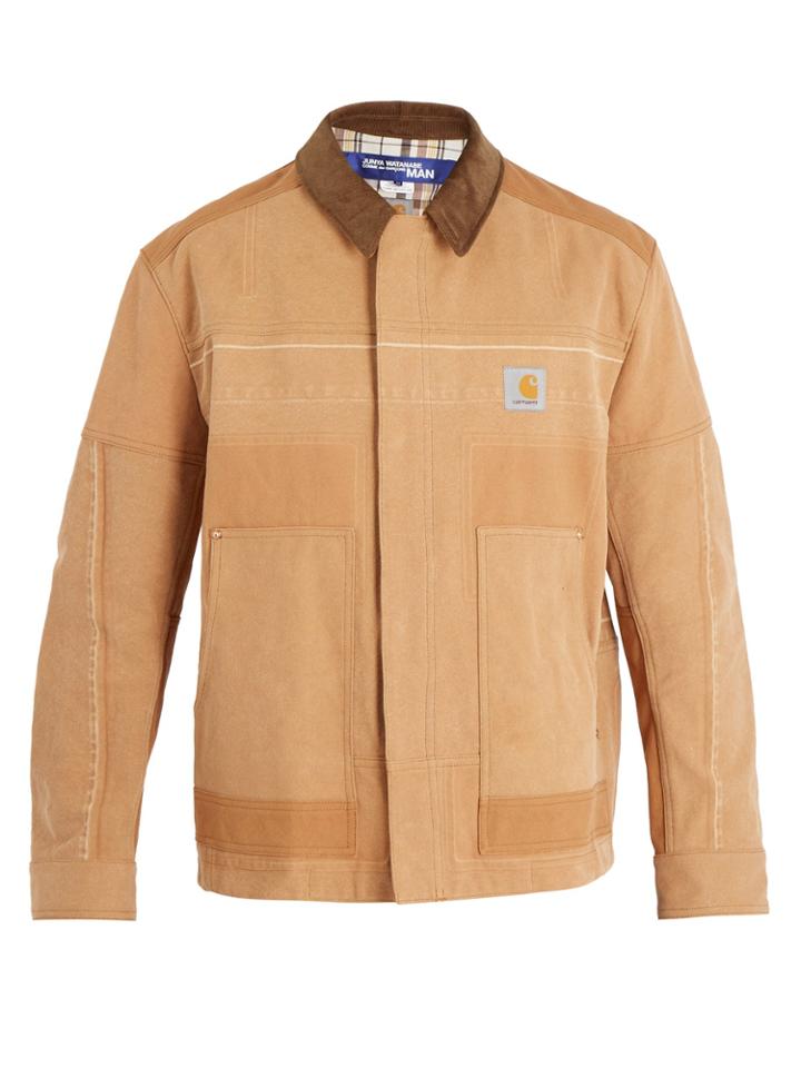 Junya Watanabe X Carhartt Point-collar Cotton-canvas Jacket