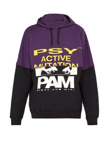 P.a.m. Halfway Cotton Hooded Sweatshirt
