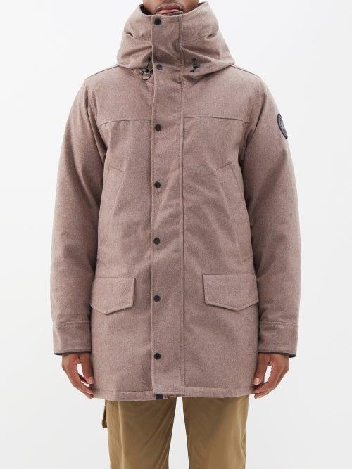 Canada Goose - Langford Wool-blend Down Parka - Mens - Beige