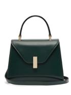 Matchesfashion.com Valextra - Iside Mini Leather Bag - Womens - Dark Green