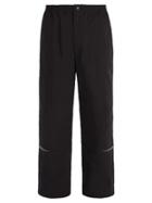Matchesfashion.com Lanvin - Cotton Blend Wide Leg Trousers - Mens - Black