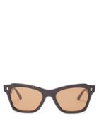 Matchesfashion.com Celine Eyewear - Rectangular Acetate Sunglasses - Womens - Black