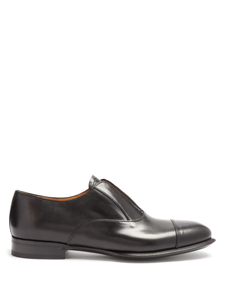 Alexander Mcqueen Slip-on Leather Derby Shoes