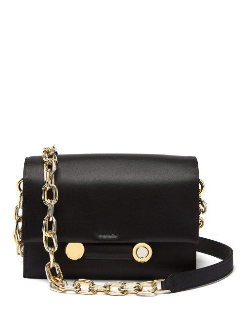 Matchesfashion.com Marni - Caddy Satin Cross Body Bag - Womens - Black