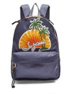 See By Chloé Sunset-embroidered Satin Backpack