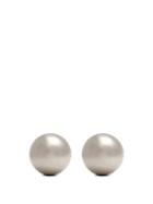 Matchesfashion.com Jw Anderson - Sphere Palladium Plated Earrings - Womens - Silver