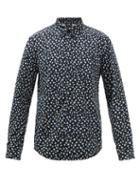 A.p.c. - Paul Floral-print Cotton-needlecord Shirt - Mens - Black Multi