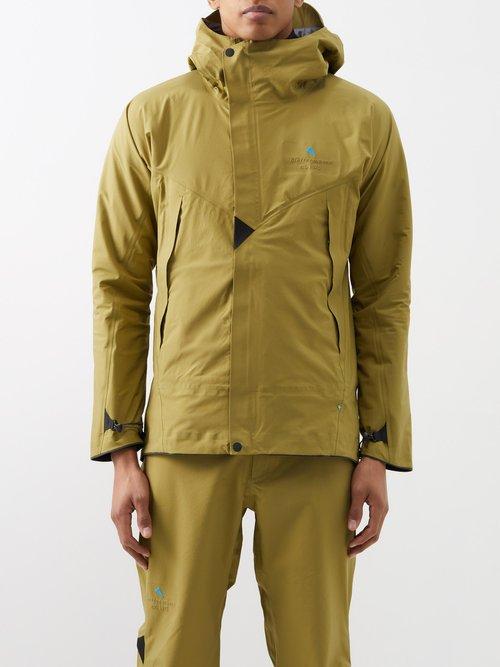 Klttermusen - Vale Hooded Technical-shell Jacket - Mens - Green